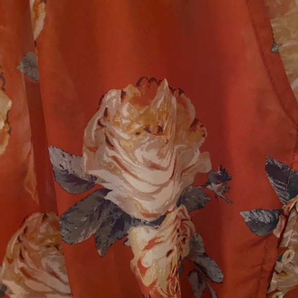 Sheer Floral Top Boot Barn - Picture 6 of 7